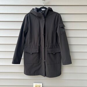 Lauren Ralph Lauren Utility Hooded Jacket Women’s Medium Black